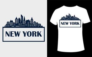 illustration d'un arrière-plan ou d'un t-shirt new york city avec vecteur modifiable