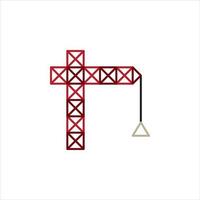 vecteur de grue pour la présentation de l'icône du symbole du site Web