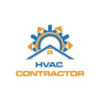 modèle de logo de construction cvc vecteur