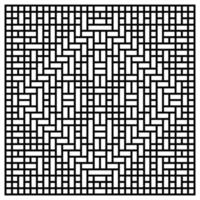 motif décoratif géométrique abstrait noir et blanc vecteur