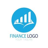 finance d'entreprise et marketing logo illustration vectorielle modèle icône conception logo de comptabilité financière avec concept de vecteur moderne