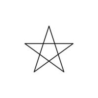 étoiles, modèle de logo d'illustration vectorielle d'icône de ligne mince de nuit. adapté à de nombreuses fins. vecteur
