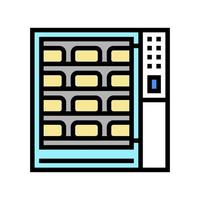 illustration vectorielle de l'icône de couleur de l'équipement de friture de fromage de cuisson vecteur