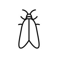 vecteur d'icône de taupe. illustration de symbole de contour isolé