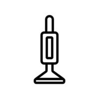 vecteur d'icône d'aspirateur moderne. illustration de symbole de contour isolé