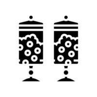 illustration vectorielle d'icône de glyphe d'équipement de vente de bonbons vecteur