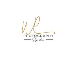 lettre wl signature logo template vecteur