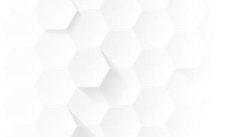 futur minimaliste et moderne hexagone abstrait géométrique couleur blanche et grise illustration de conception de fond de polygone vecteur