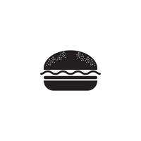 modèle de conception d'illustration vectorielle d'icône de hamburger. vecteur