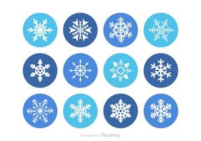 Flocons de neige Vector Free