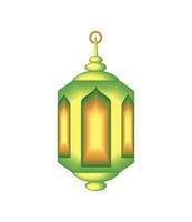 icône d'ornement de lanterne vecteur