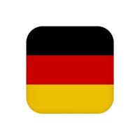 drapeau allemand, couleurs officielles. illustration vectorielle. vecteur