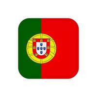 drapeau portugais, couleurs officielles. illustration vectorielle. vecteur
