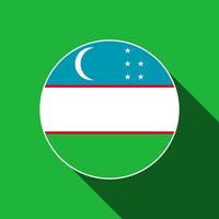 pays Ouzbékistan. drapeau ouzbékistan. illustration vectorielle. vecteur