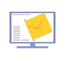 e-mail marketing en ligne vecteur