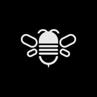 téléchargement gratuit de vecteur de logo d'abeille