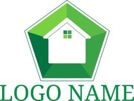 vecteur de logo de propriété immobilière pro