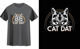 conception de t-shirt pour animaux de compagnie vecteur