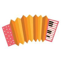 icône d & # 39; instrument d & # 39; accordéon vecteur
