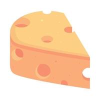 icône de nourriture de fromage vecteur