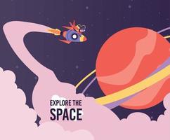 Explorez l'affiche de l'espace vecteur