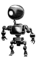 robot concept art atout science-fiction collection vol. 1 vecteur