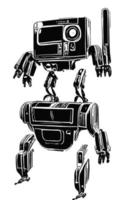 robot concept art atout science-fiction collection vol. 1 vecteur