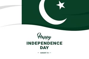 fête de l'indépendance du Pakistan vecteur