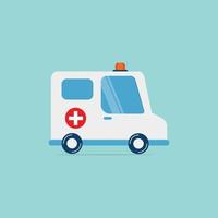 illustration d'ambulance élégante vecteur