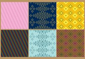 Textures de songket vecteur