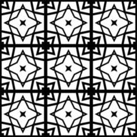 conception de fond de motifs géométriques sans soudure noir. motif d'art en ligne abstrait pour papier peint vecteur