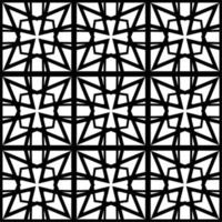 conception de fond de motifs géométriques sans soudure noir. motif d'art en ligne abstrait pour papier peint vecteur