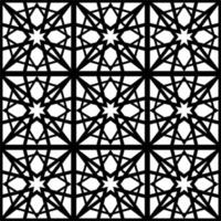 conception de fond de motifs géométriques sans soudure noir. motif d'art en ligne abstrait pour papier peint vecteur