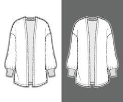 robe de salon croquis illustration de mode vecteur