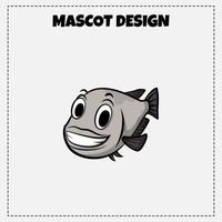 fruits de mer logo vecteur animal mascotte illustration design