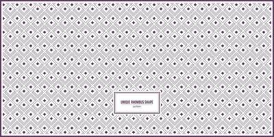 motif en forme de losange violet vecteur