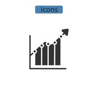 exemples d'icônes de données symboles d'éléments vectoriels pour le web infographique vecteur