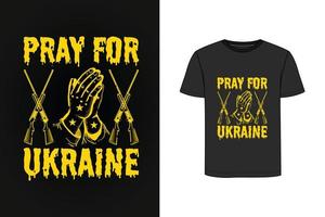 conception de t-shirt vintage rétro ukraine vecteur