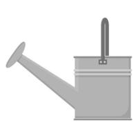 icône d'arrosoir de jardin de dessin animé isolé sur fond blanc. outil de jardinage. illustration vectorielle en style cartoon pour votre conception vecteur
