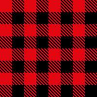 plaid de buffle de noël et du nouvel an. motif écossais en cage noire et rouge. cage écossaise. vecteur