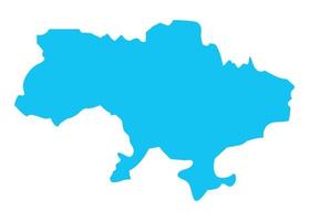 carte du pays ukraine vecteur