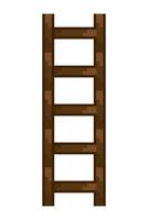 escalier en bois pixel art vecteur