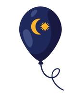 Ballon d'hélium malaisien vecteur