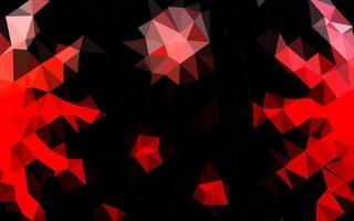 toile de fond abstrait polygone vecteur rouge clair.