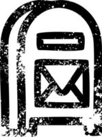 icône de boîte aux lettres vecteur