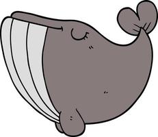 icône de baleine de dessin animé vecteur