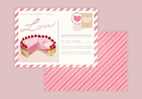 Carte postale Valentine Vector