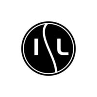 il concept de logo lettre cercle créatif. la conception de la lettre. vecteur