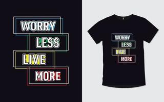 conception de t-shirt de typographie moderne de citations de motivation vecteur