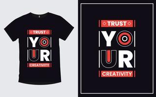 citations inspirantes typographie conception de t-shirt tendance moderne vecteur